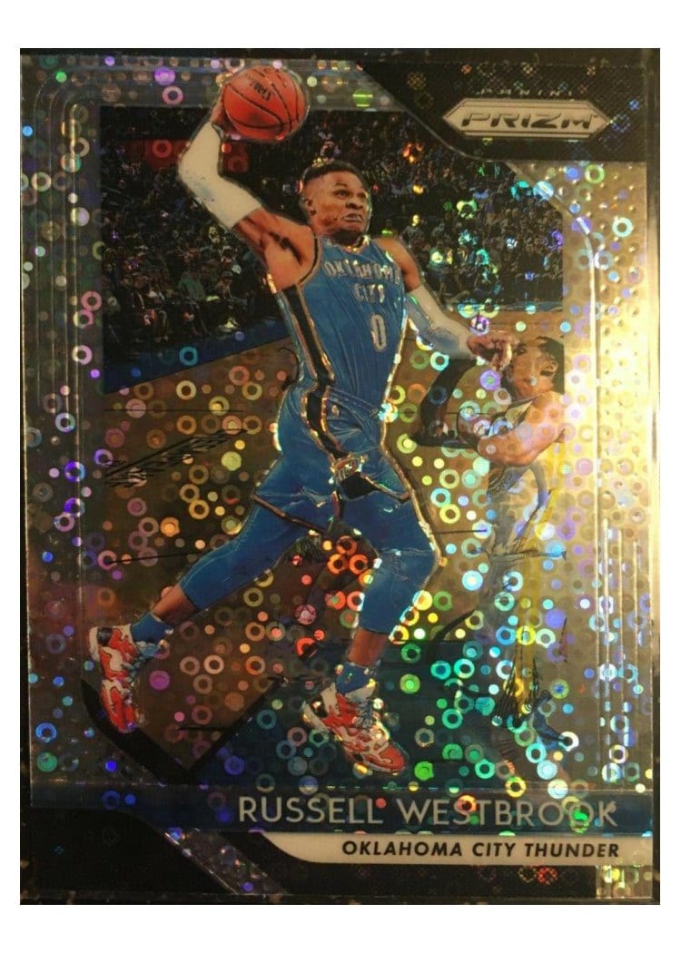 2018-19 Panini Prizm Base Set Russell Westbrook #39 card