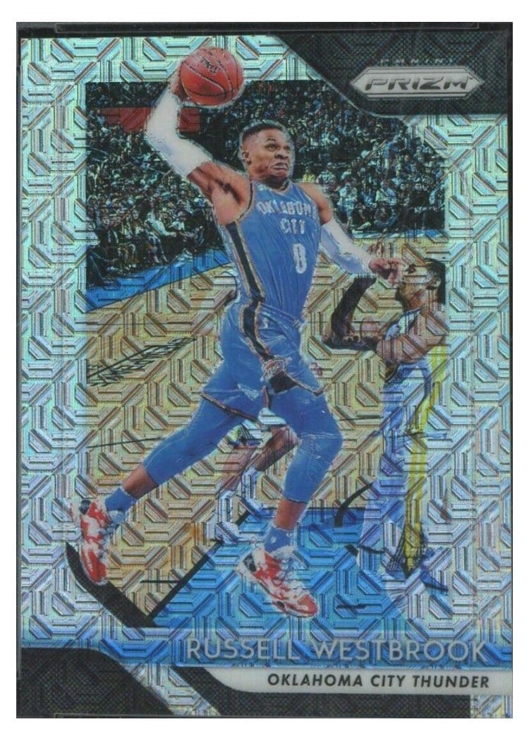 2018-19 Panini Prizm Base Set Russell Westbrook #39 card