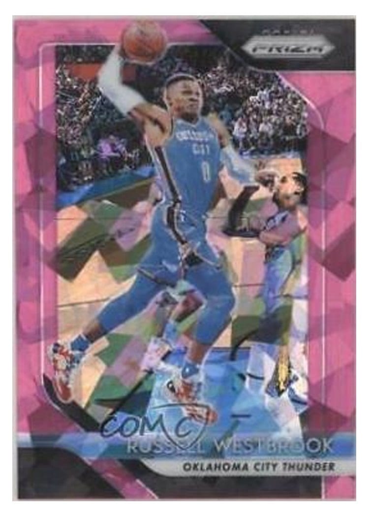 2018-19 Panini Prizm Base Set Russell Westbrook #39 card