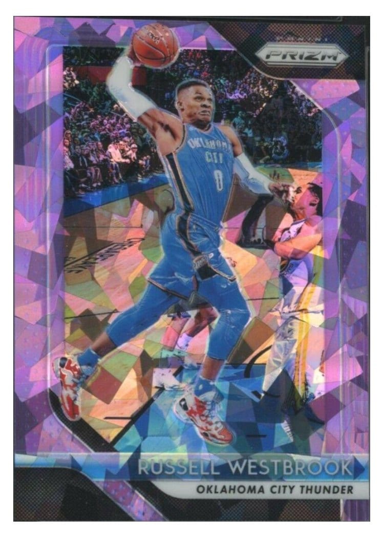 2018-19 Panini Prizm Base Set Russell Westbrook #39 card