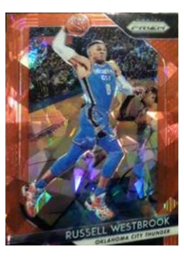 2018-19 Panini Prizm Base Set Russell Westbrook #39 card