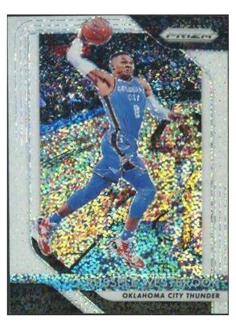 2018-19 Panini Prizm Base Set Russell Westbrook #39 card