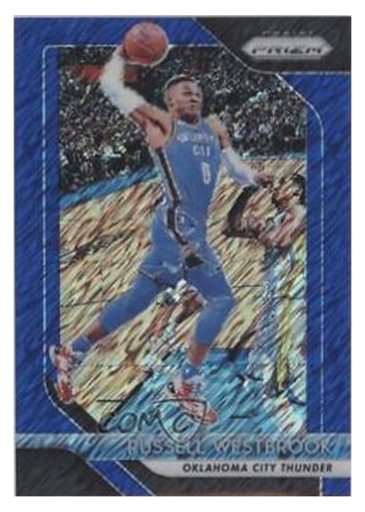 2018-19 Panini Prizm Base Set Russell Westbrook #39 card