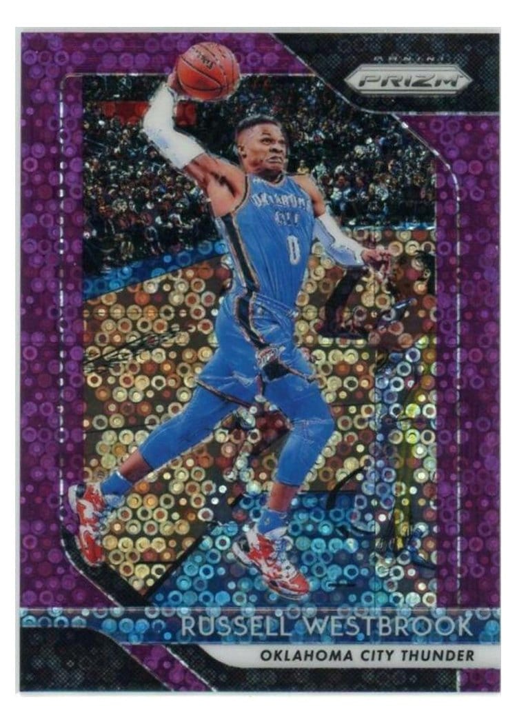 2018-19 Panini Prizm Base Set Russell Westbrook #39 card