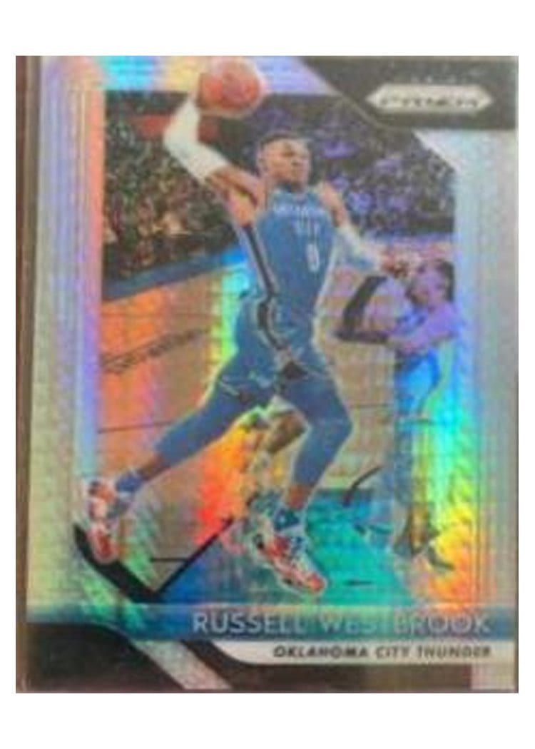2018-19 Panini Prizm Base Set Russell Westbrook #39 card