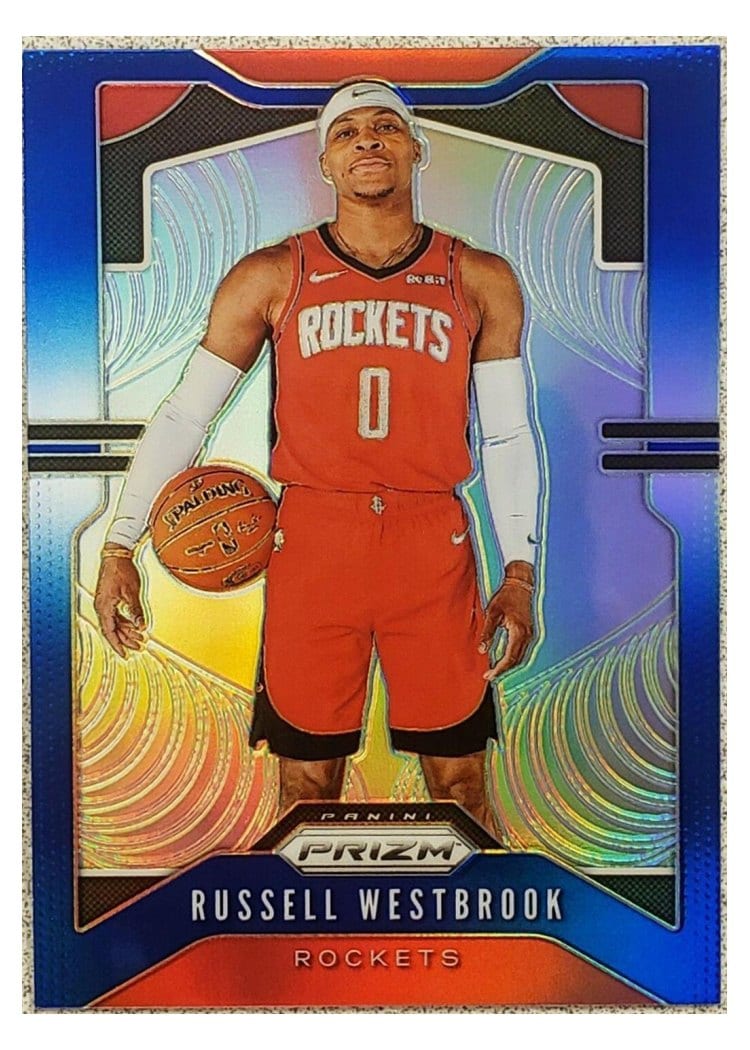 2019-20 Panini Prizm Base Set Russell Westbrook #182 card