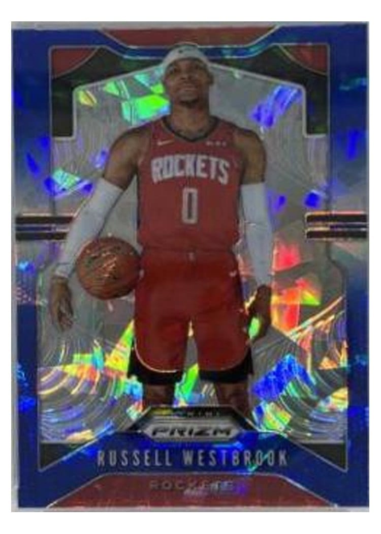 2019-20 Panini Prizm Base Set Russell Westbrook #182 card