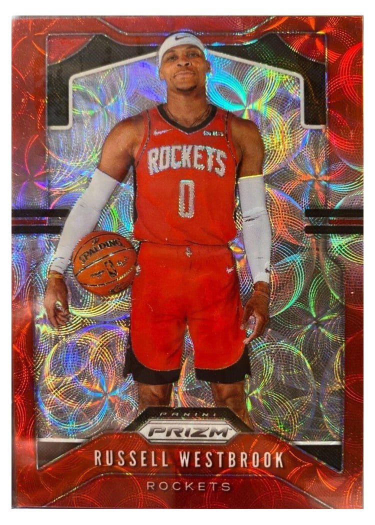 2019-20 Panini Prizm Base Set Russell Westbrook #182 card