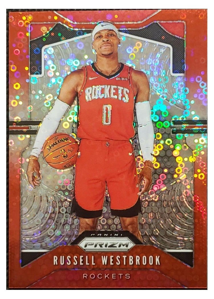2019-20 Panini Prizm Base Set Russell Westbrook #182 card