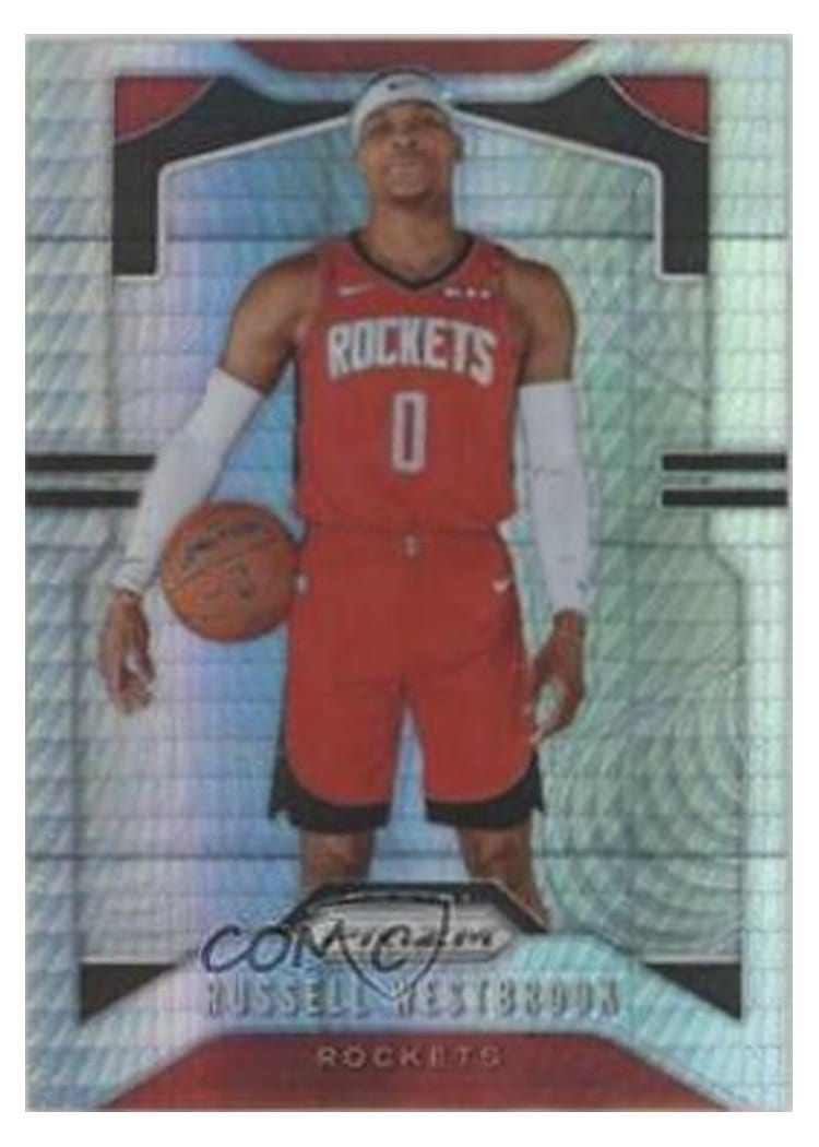 2019-20 Panini Prizm Base Set Russell Westbrook #182 card