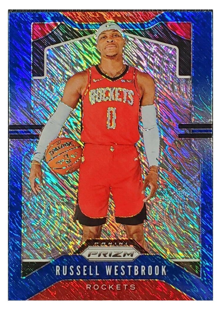 2019-20 Panini Prizm Base Set Russell Westbrook #182 card