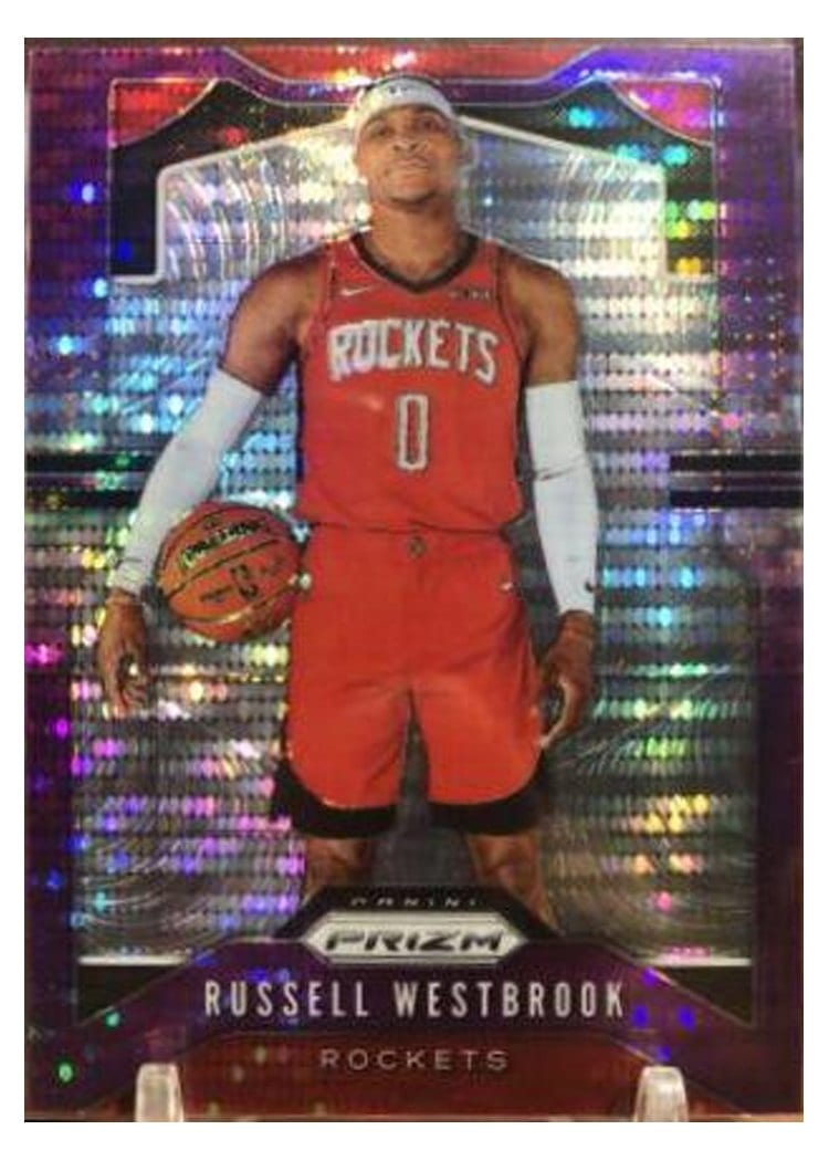 2019-20 Panini Prizm Base Set Russell Westbrook #182 card
