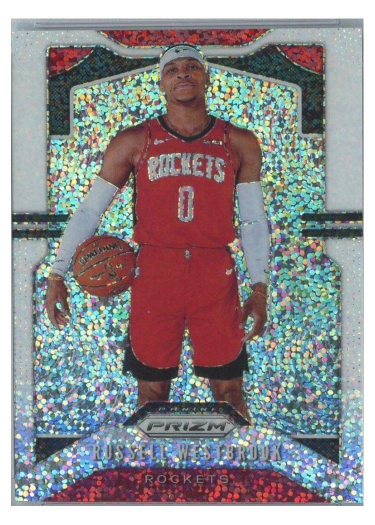 2019-20 Panini Prizm Base Set Russell Westbrook #182 card