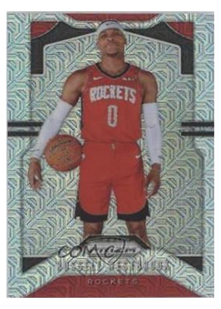 2019-20 Panini Prizm Base Set Russell Westbrook #182 card