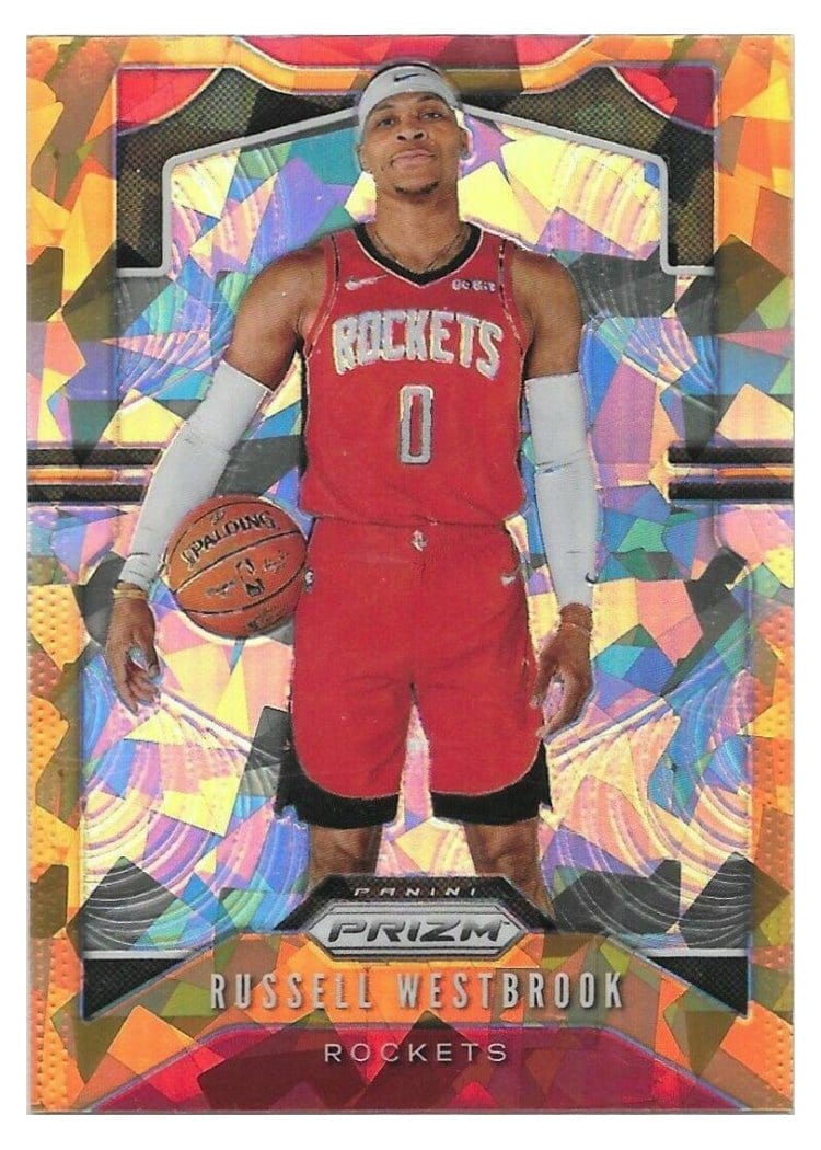 2019-20 Panini Prizm Base Set Russell Westbrook #182 card
