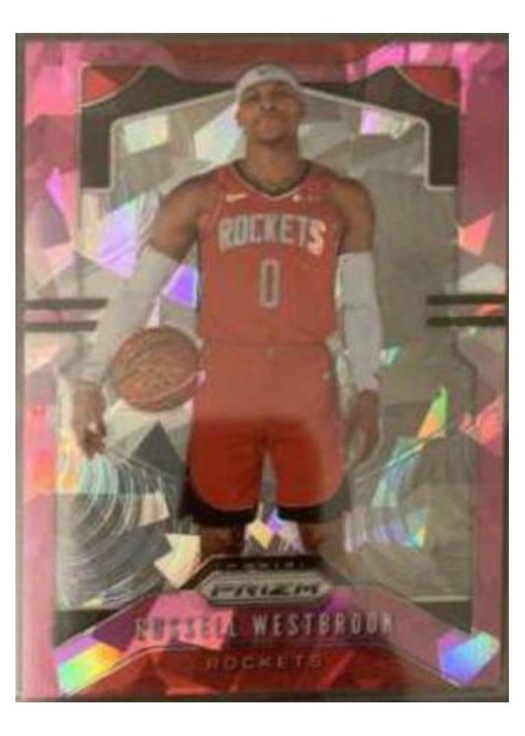 2019-20 Panini Prizm Base Set Russell Westbrook #182 card