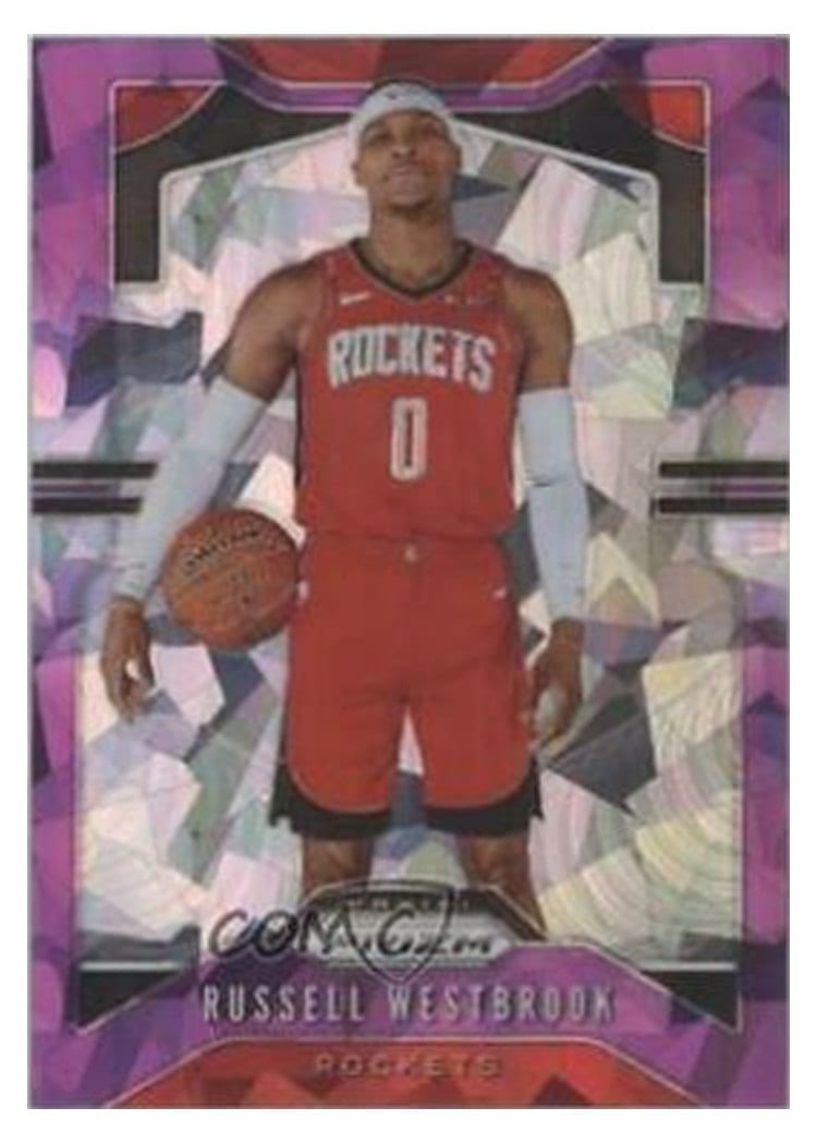 2019-20 Panini Prizm Base Set Russell Westbrook #182 card