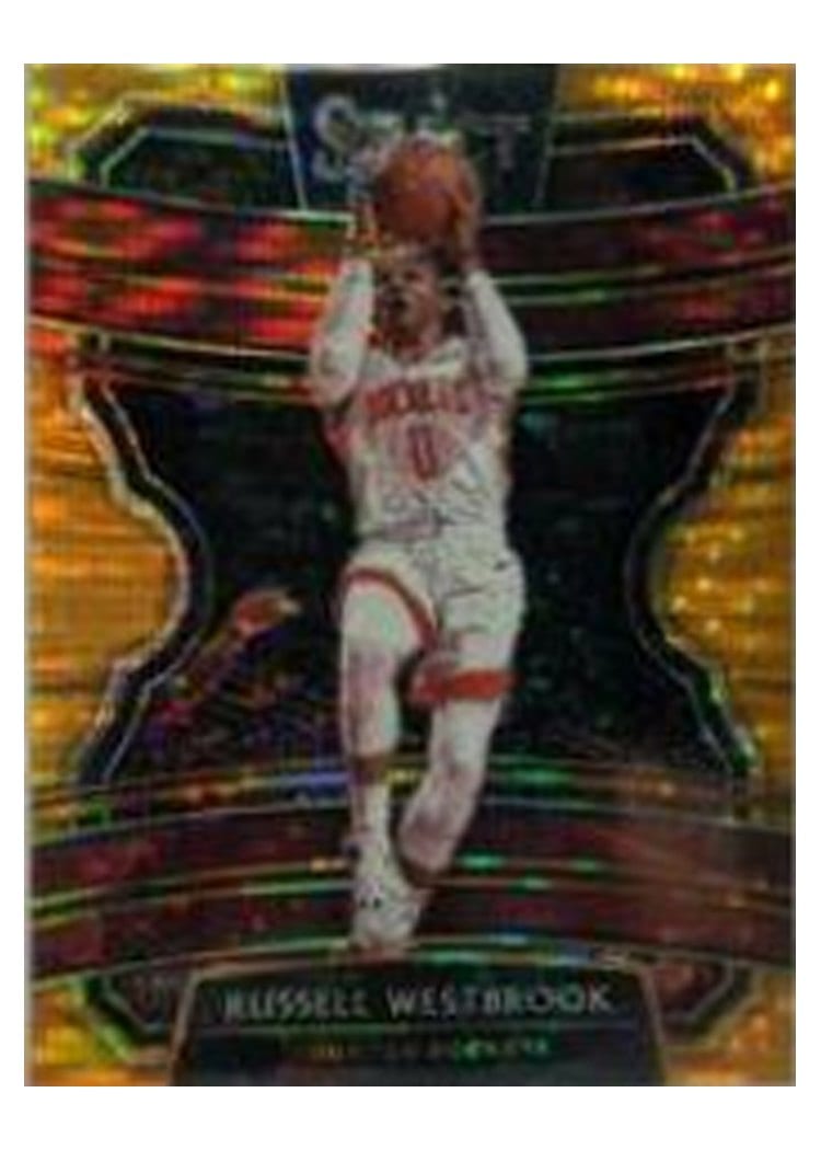 2019-20 Panini Select Base Set Russell Westbrook #61 card