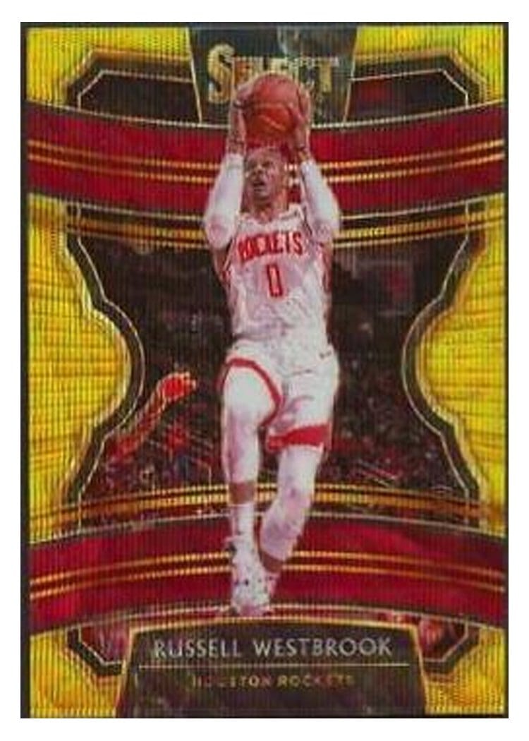 2019-20 Panini Select Base Set Russell Westbrook #61 card