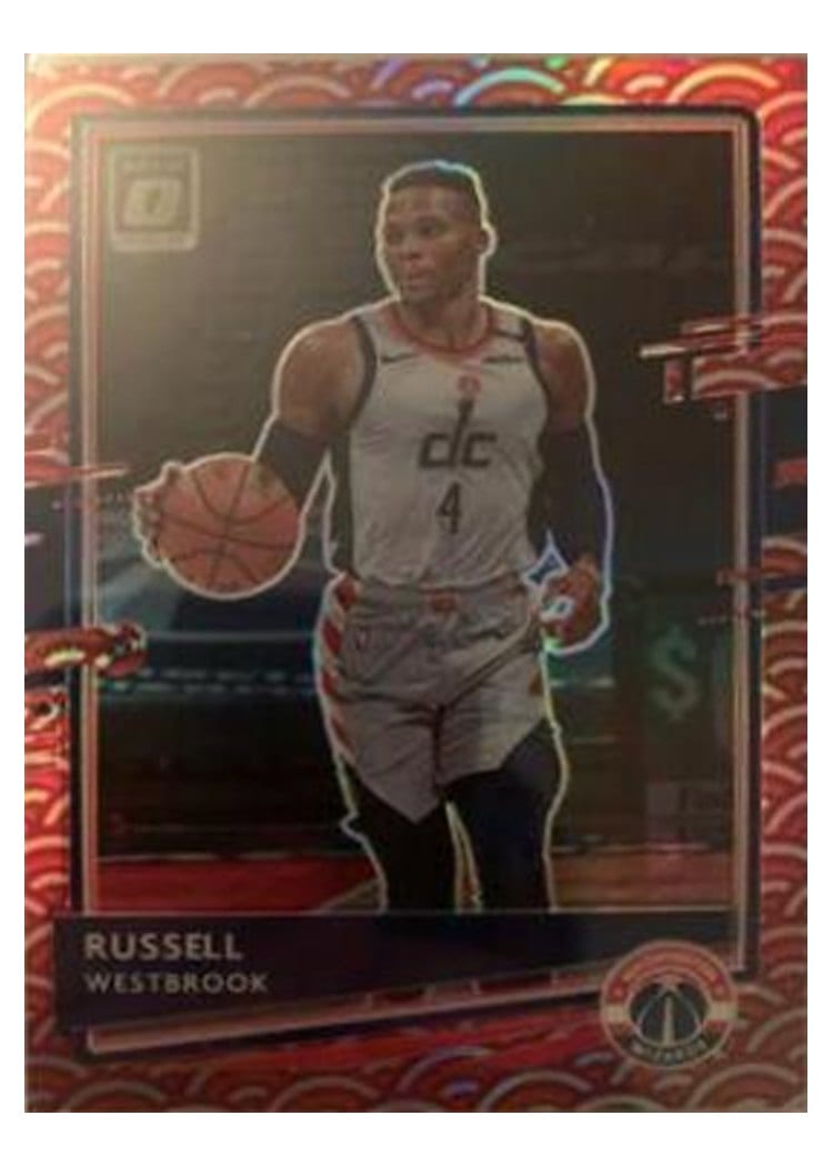 2020-21 Donruss Optic Base Set Russell Westbrook #70 card