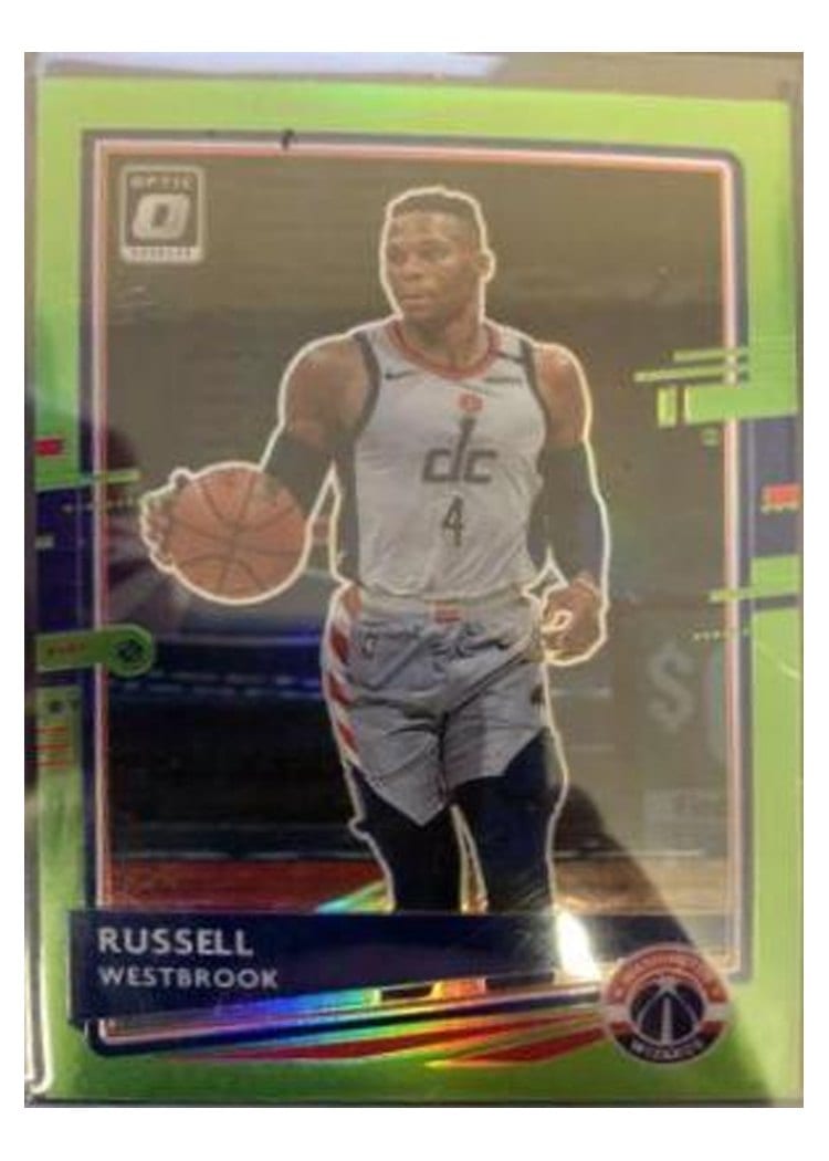 2020-21 Donruss Optic Base Set Russell Westbrook #70 card