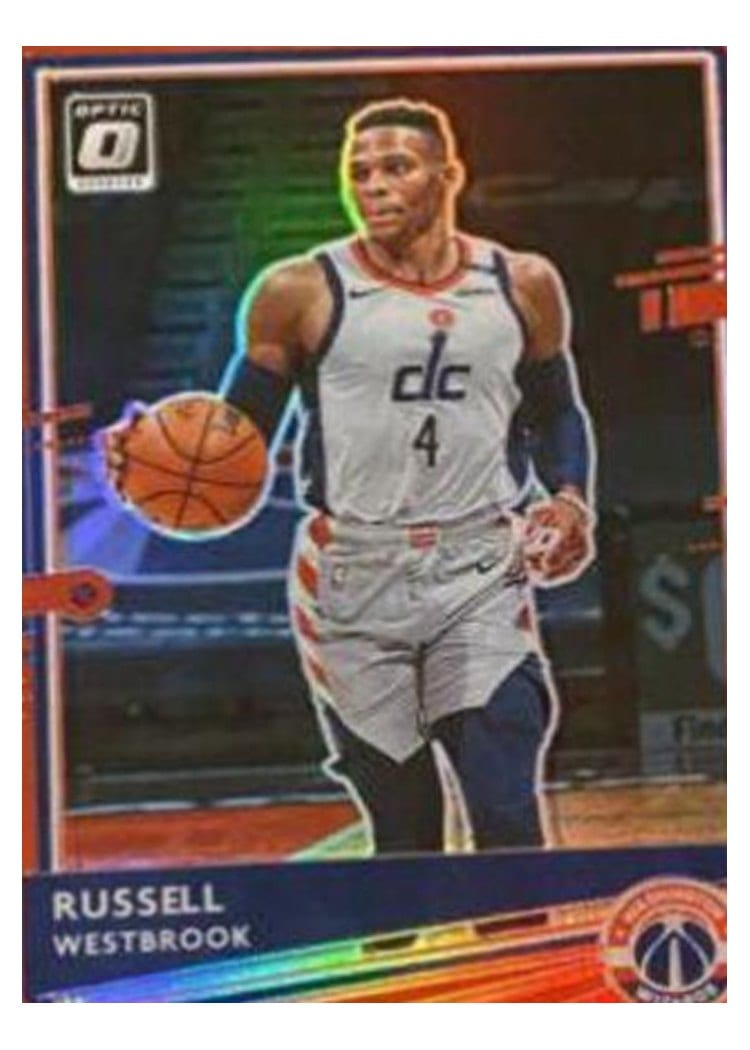 2020-21 Donruss Optic Base Set Russell Westbrook #70 card