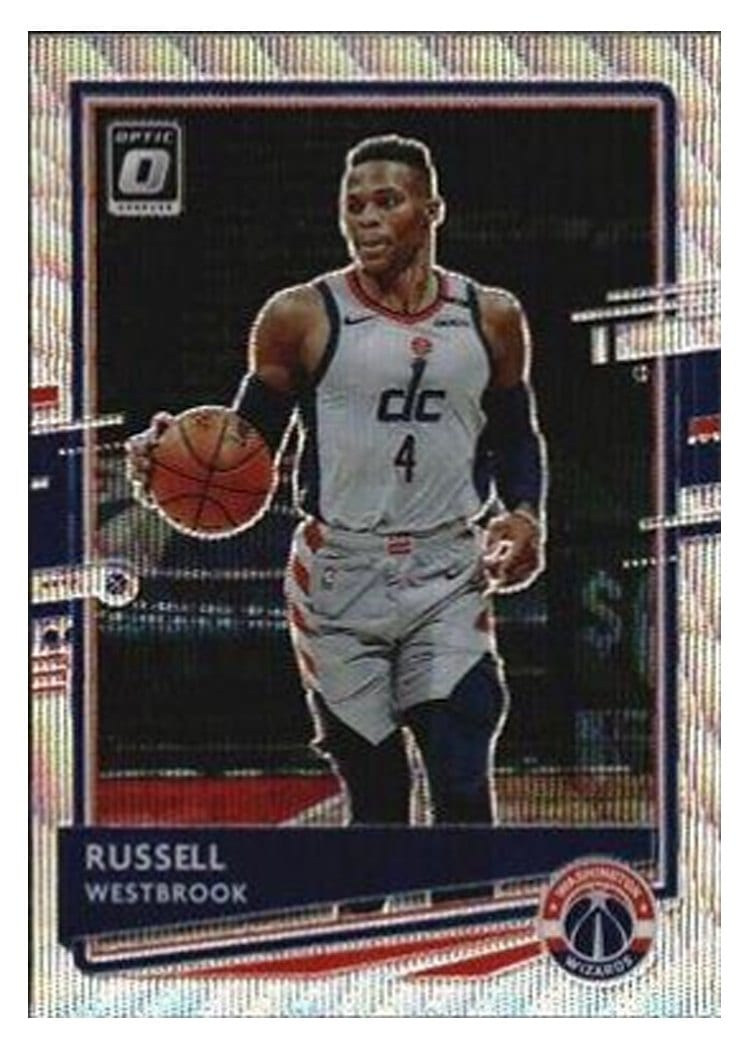 2020-21 Donruss Optic Base Set Russell Westbrook #70 card