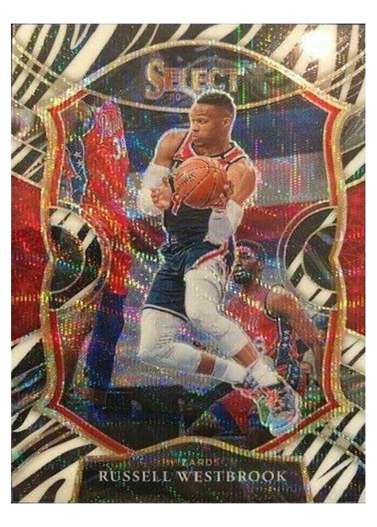 2020-21 Panini Select Base Set Russell Westbrook #39 card