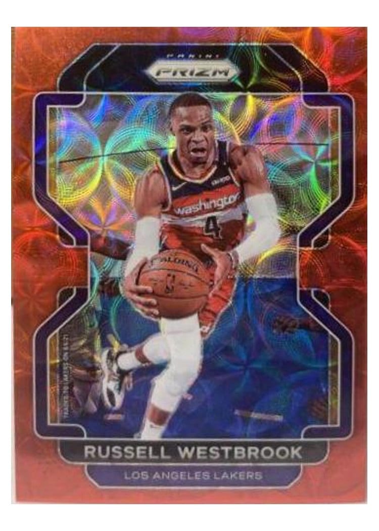 2021-22 Panini Prizm Base Set Russell Westbrook #55 card