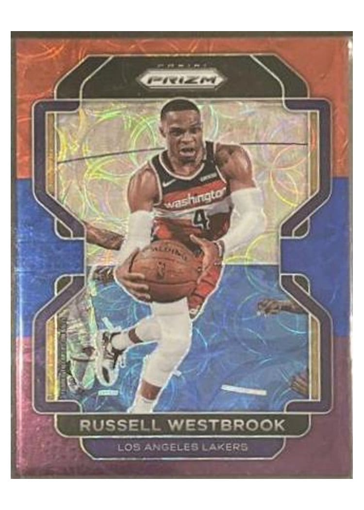 2021-22 Panini Prizm Base Set Russell Westbrook #55 card