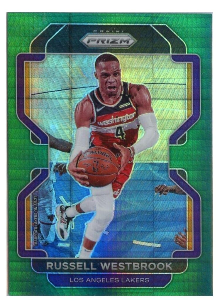 2021-22 Panini Prizm Base Set Russell Westbrook #55 card