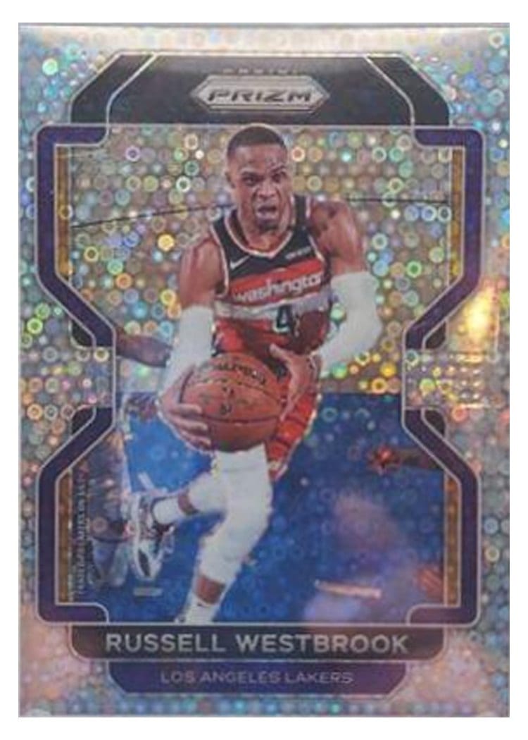 2021-22 Panini Prizm Base Set Russell Westbrook #55 card