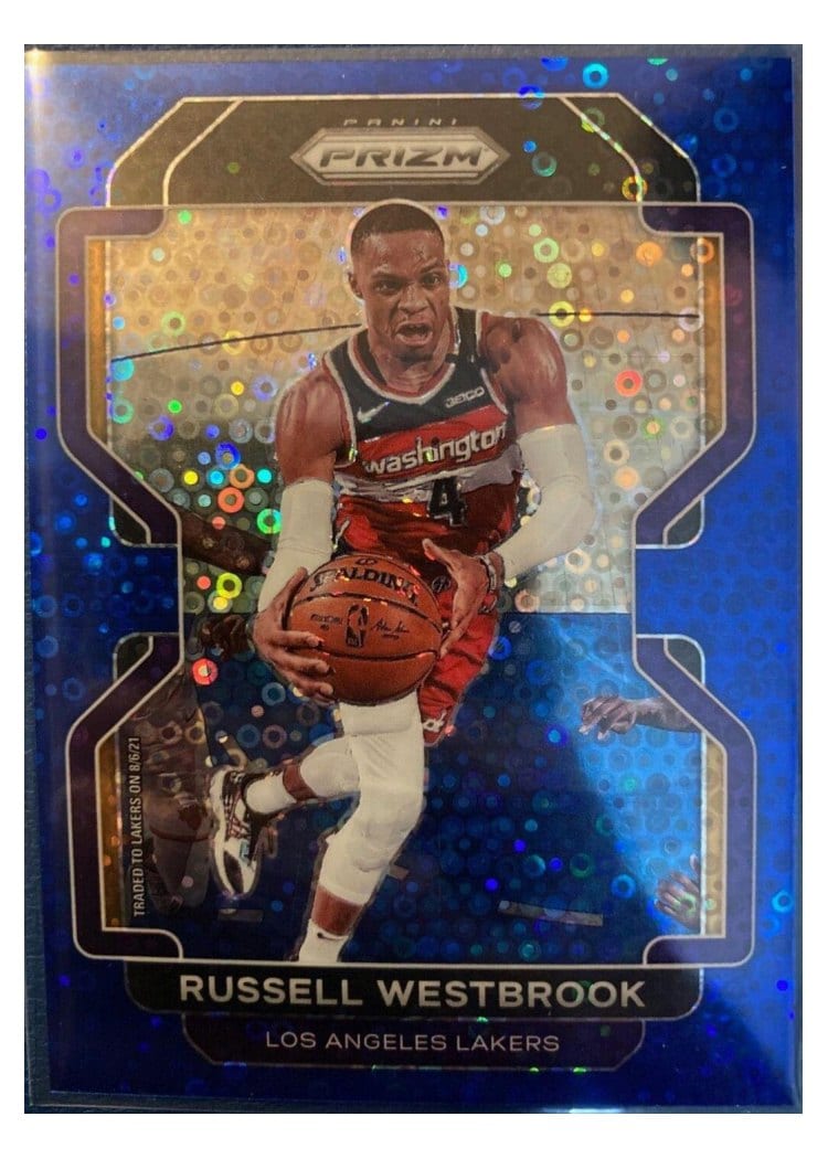 2021-22 Panini Prizm Base Set Russell Westbrook #55 card