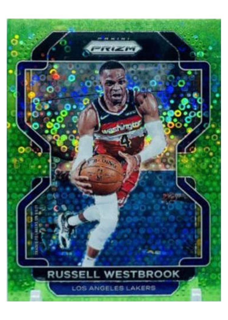 2021-22 Panini Prizm Base Set Russell Westbrook #55 card