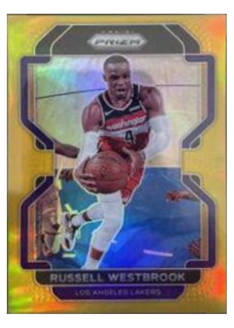 2021-22 Panini Prizm Base Set Russell Westbrook #55 card