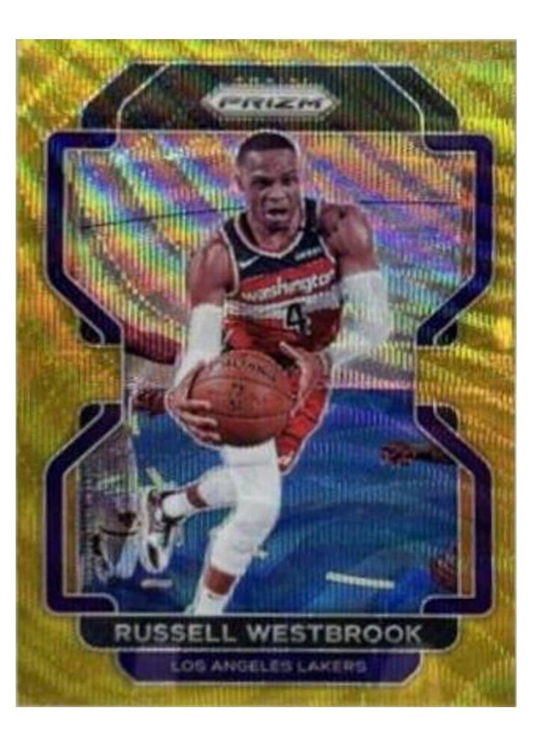 2021-22 Panini Prizm Base Set Russell Westbrook #55 card
