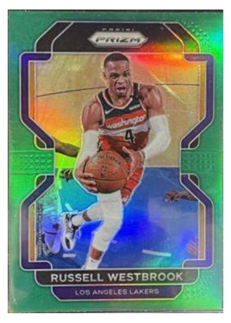 2021-22 Panini Prizm Base Set Russell Westbrook #55 card
