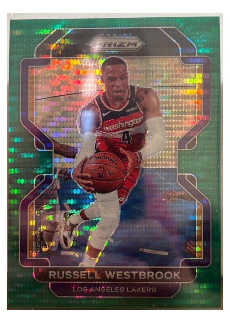 2021-22 Panini Prizm Base Set Russell Westbrook #55 card