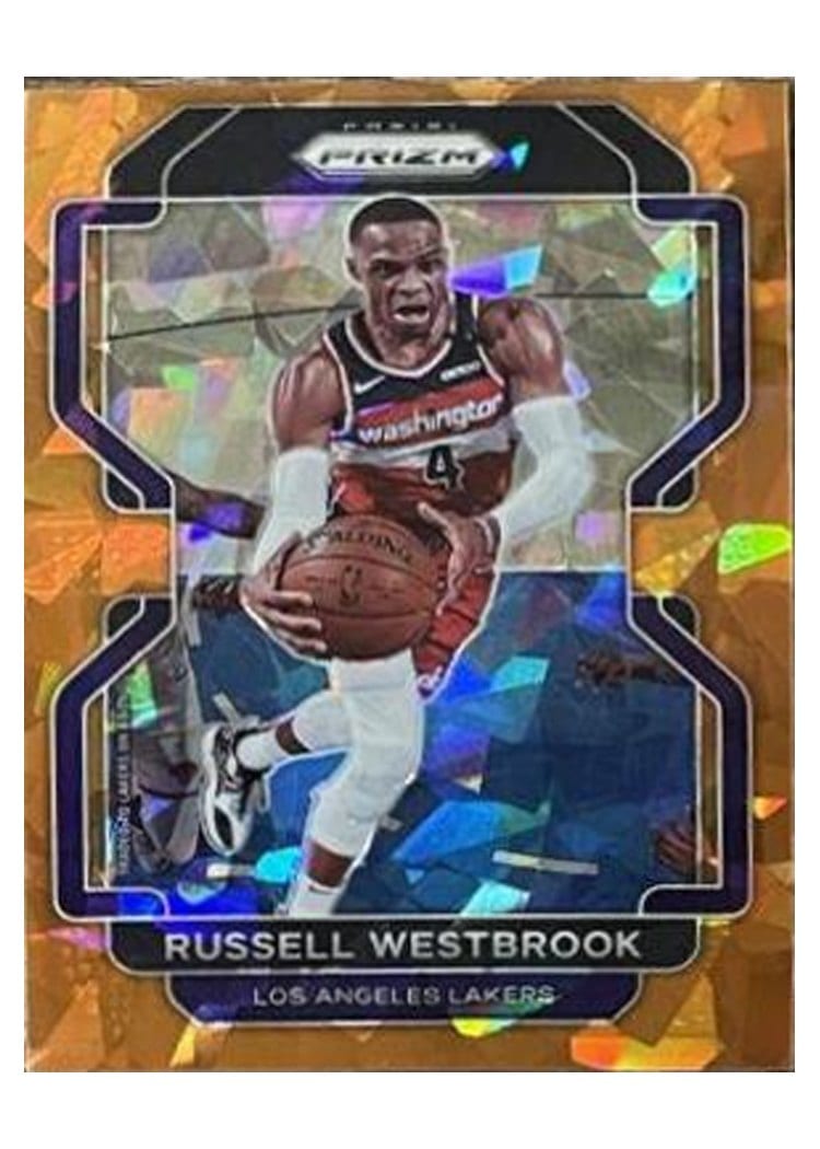 2021-22 Panini Prizm Base Set Russell Westbrook #55 card