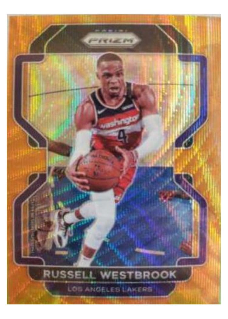 2021-22 Panini Prizm Base Set Russell Westbrook #55 card
