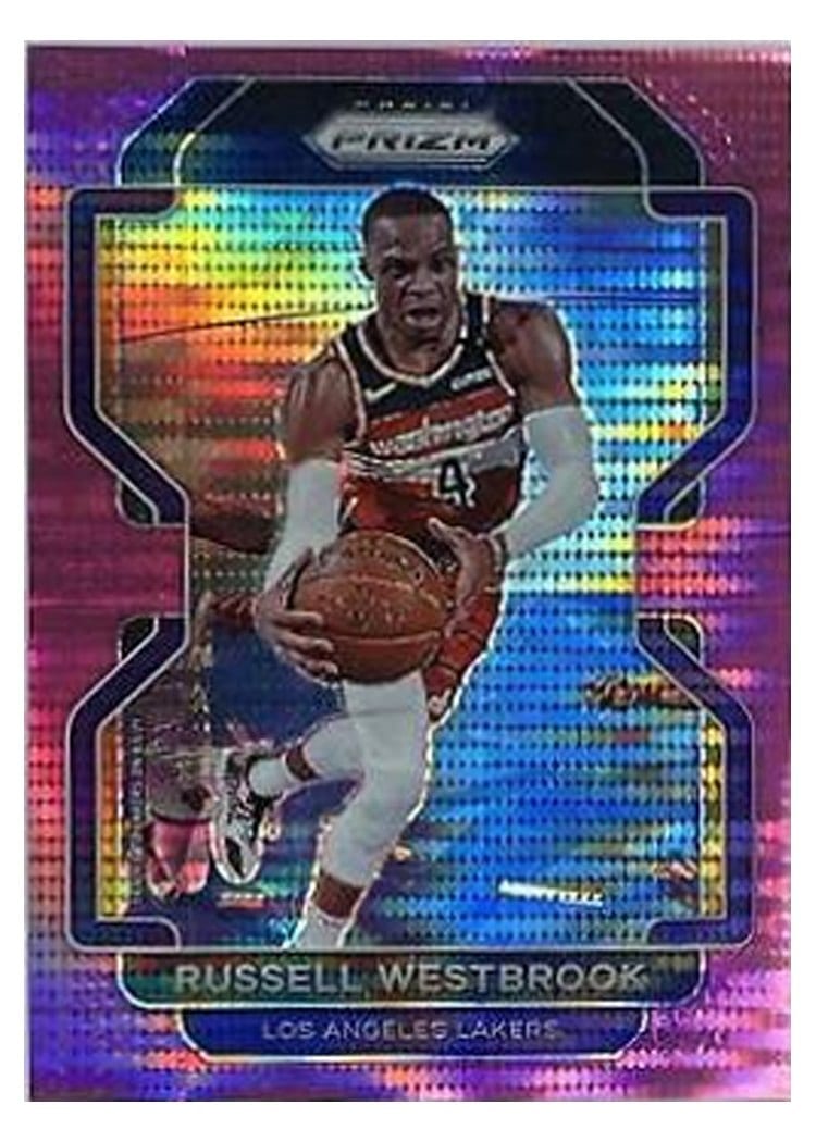2021-22 Panini Prizm Base Set Russell Westbrook #55 card