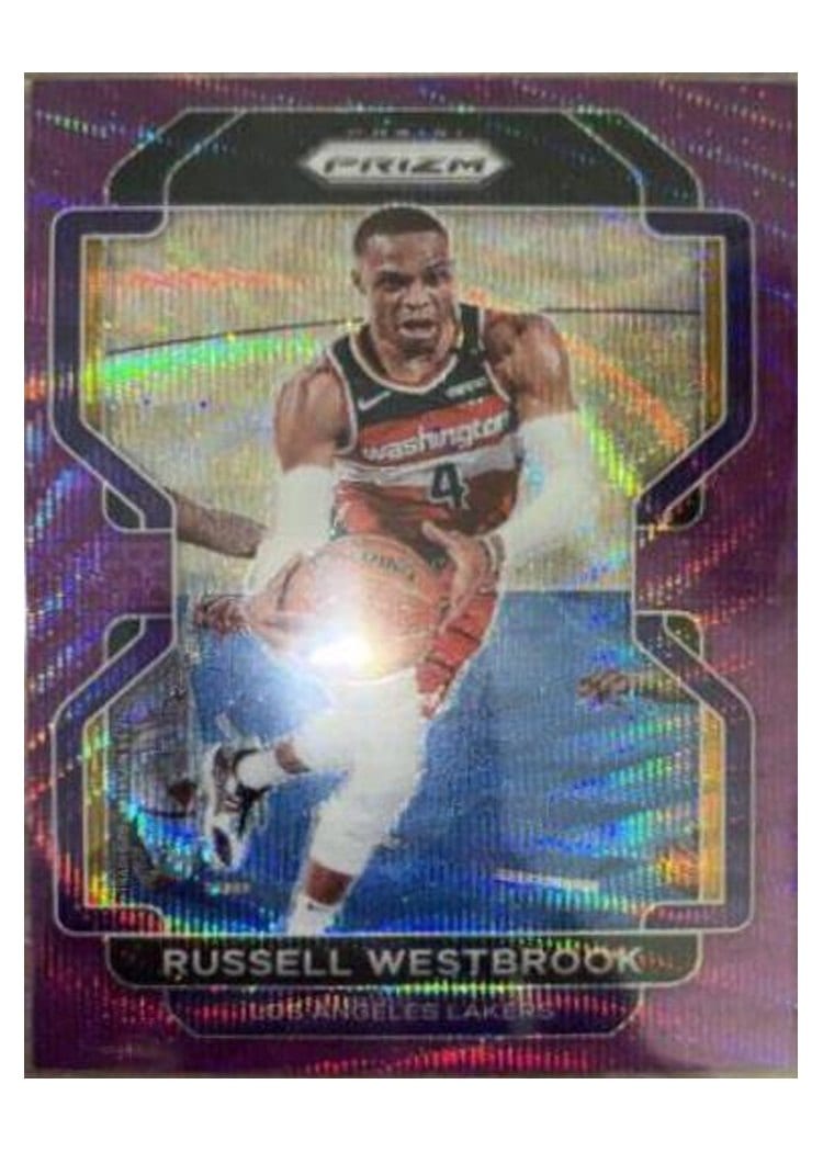 2021-22 Panini Prizm Base Set Russell Westbrook #55 card