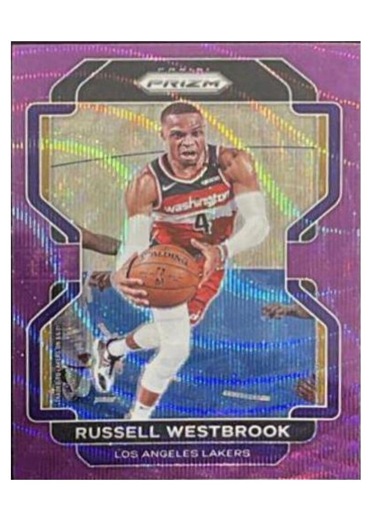 2021-22 Panini Prizm Base Set Russell Westbrook #55 card