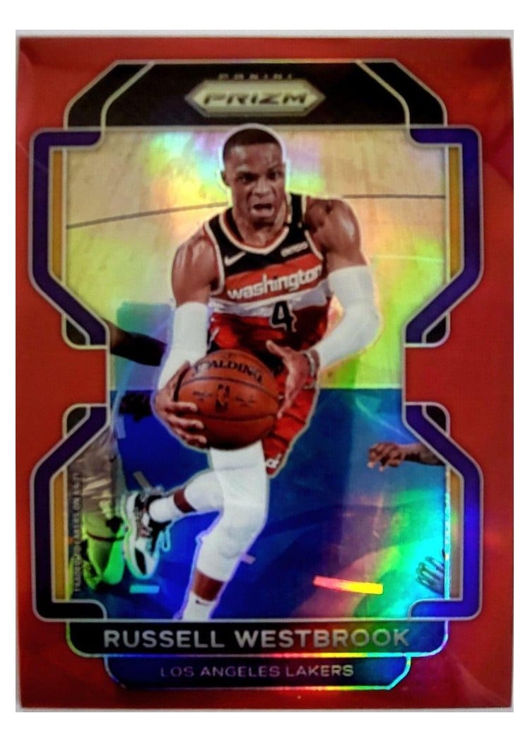 2021-22 Panini Prizm Base Set Russell Westbrook #55 card