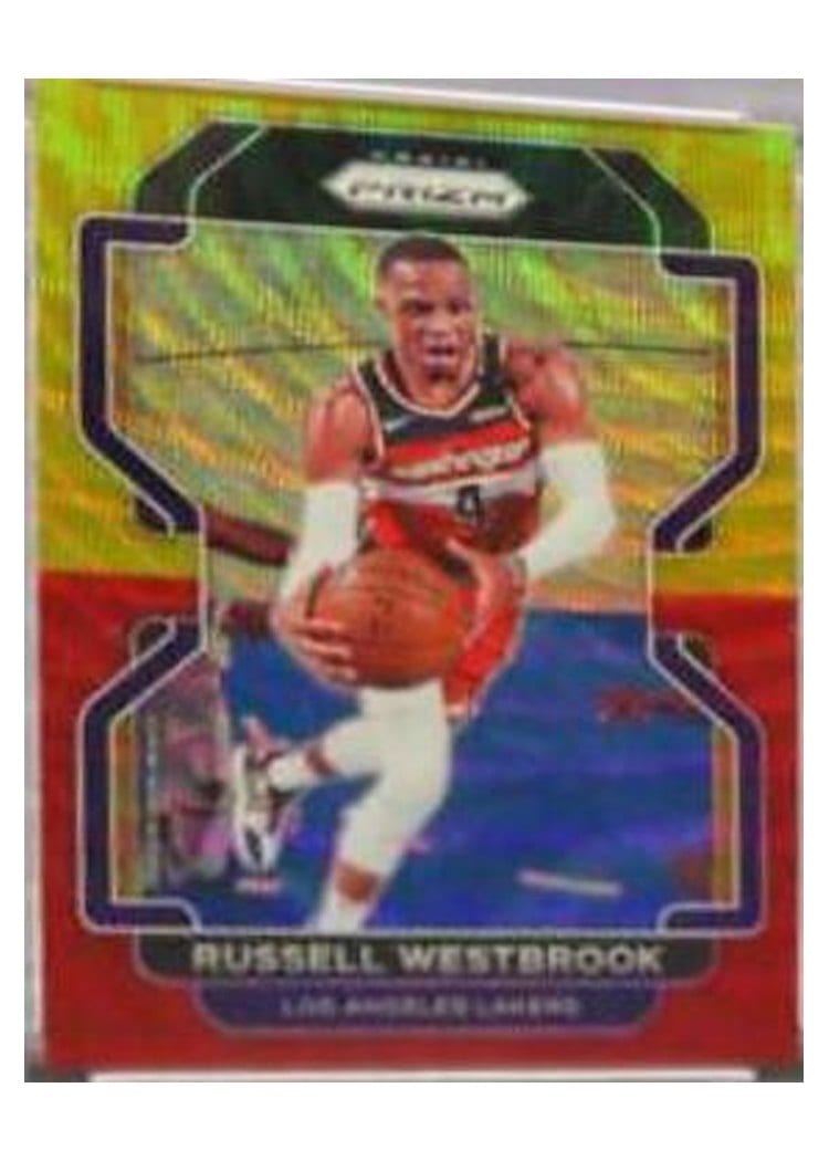 2021-22 Panini Prizm Base Set Russell Westbrook #55 card