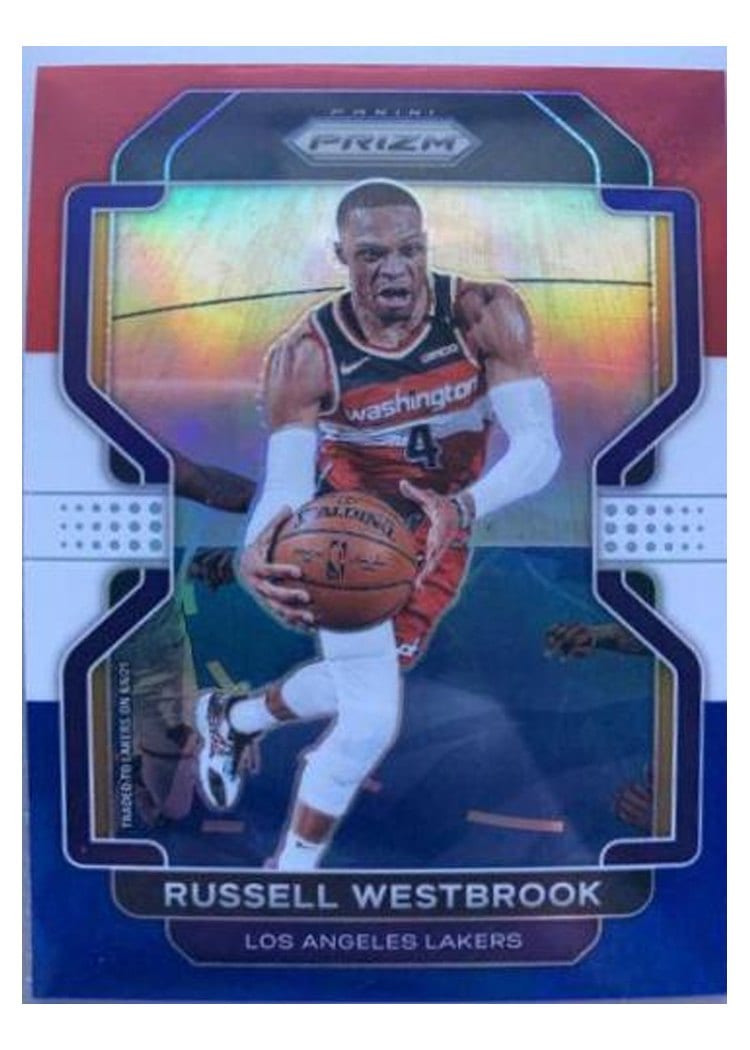 2021-22 Panini Prizm Base Set Russell Westbrook #55 card