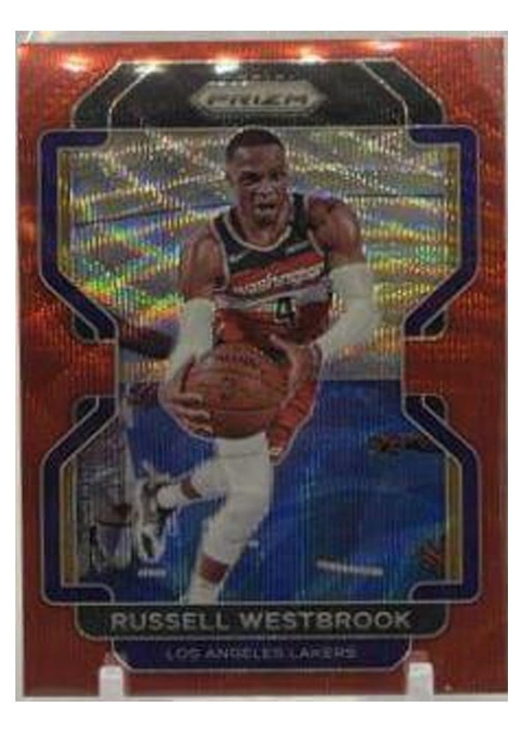 2021-22 Panini Prizm Base Set Russell Westbrook #55 card