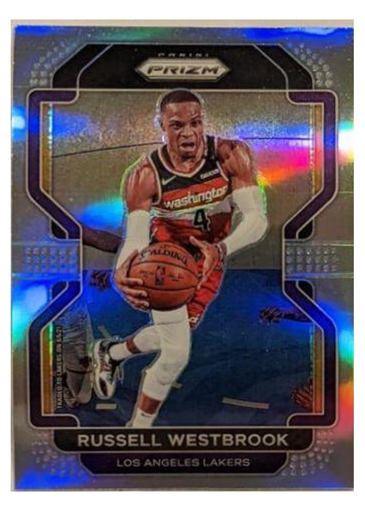 2021-22 Panini Prizm Base Set Russell Westbrook #55 card