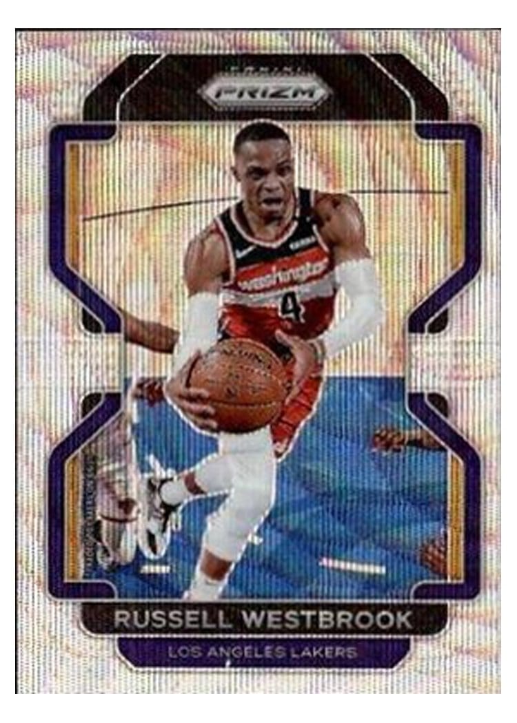 2021-22 Panini Prizm Base Set Russell Westbrook #55 card