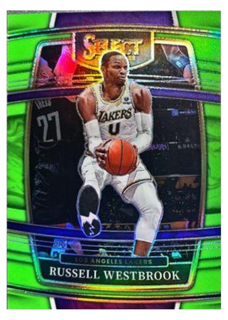 2021-22 Panini Select Base Set Russell Westbrook #54 card